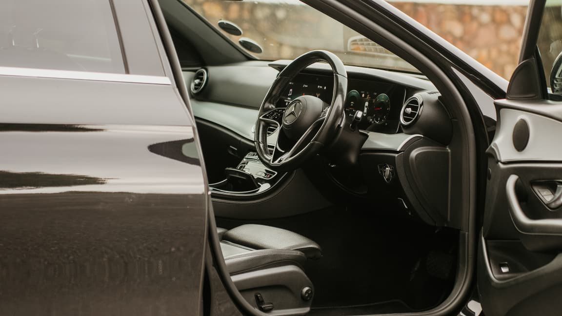 Mercedes-Benz E-Class open-door interior